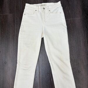 Madewell White Women's Jeans